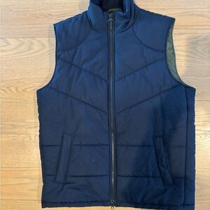 Barbour Dark Blue Quilted Vest